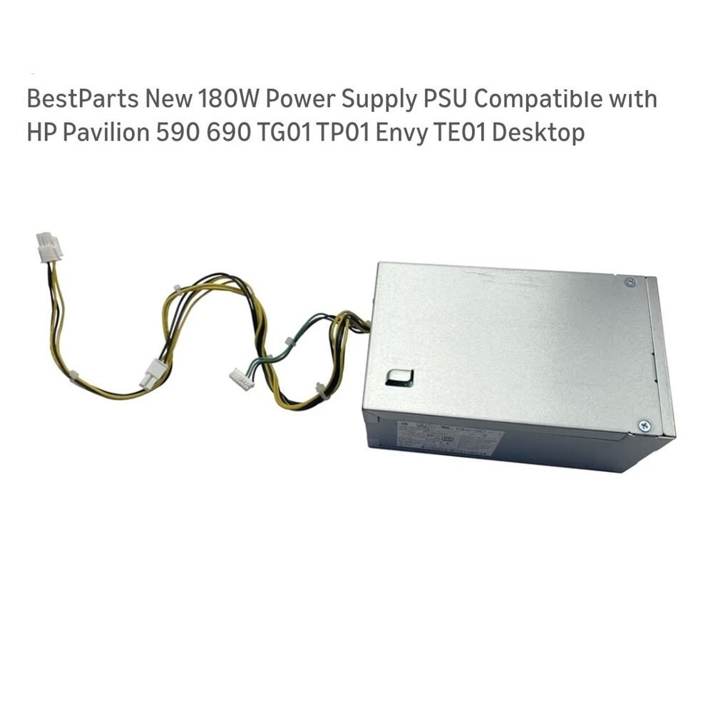 180W Power Supply PSU for HP Pavilion 590 690 TG01 TP01 Envy TE01 Desktop